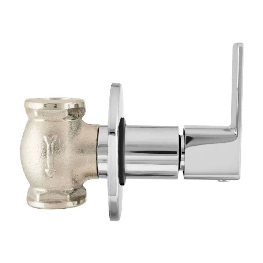 Cera Basin Area Stop Valve Ruby F1005351 - Chrome