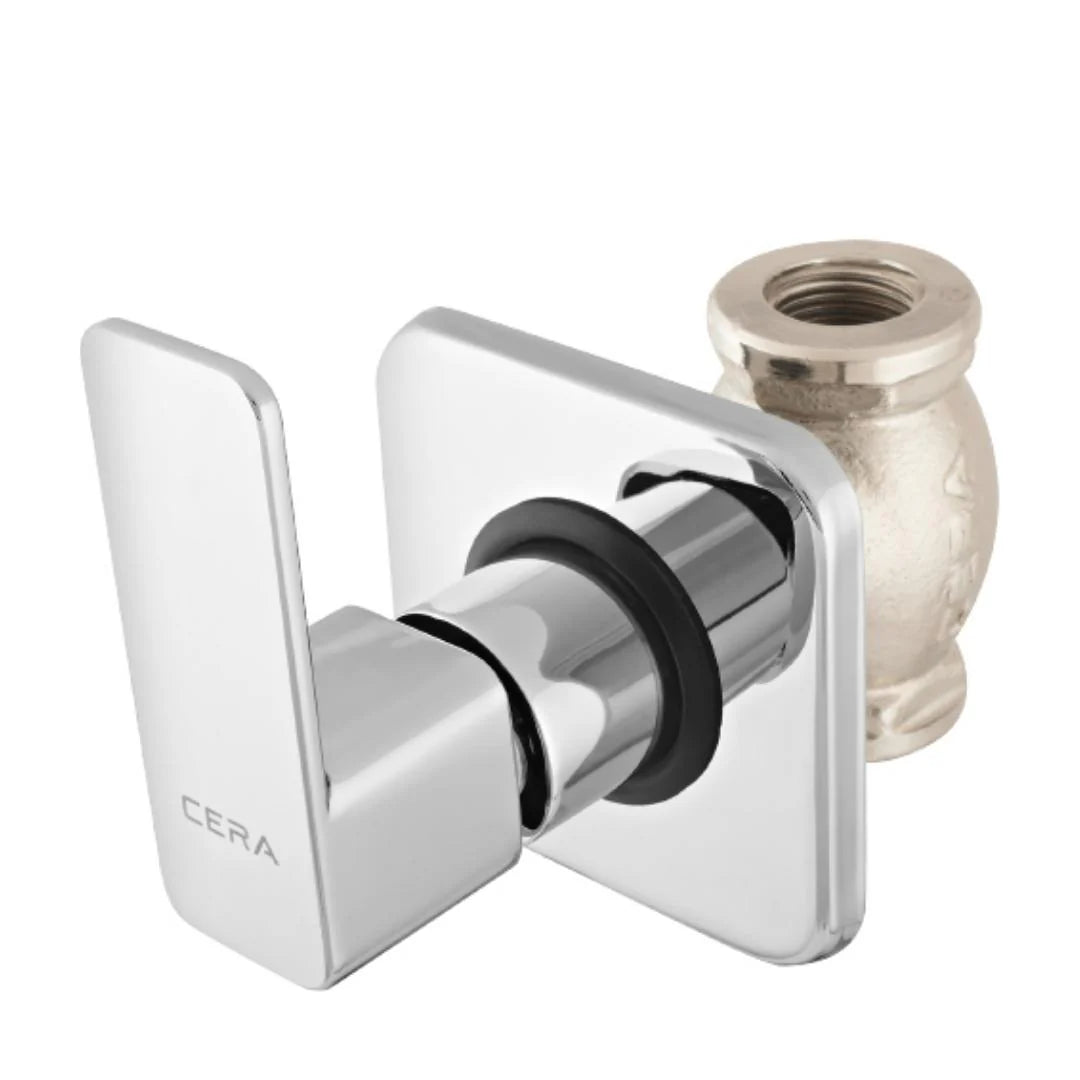 Cera Basin Area Stop Valve Ruby F1005351 - Chrome