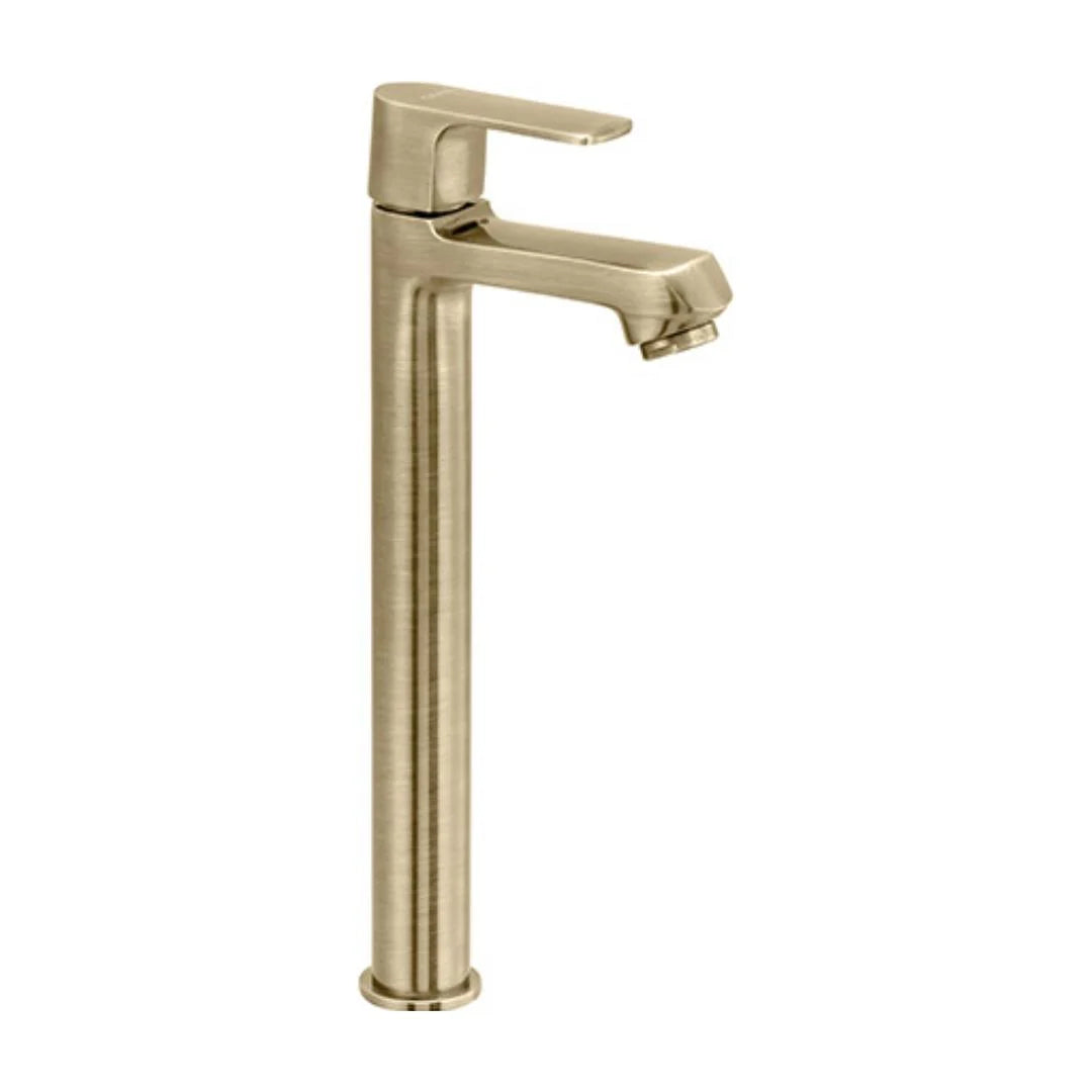 Cera Table Mounted Tall Boy Basin Tap Chelsea F1016102BA - Antique Brass