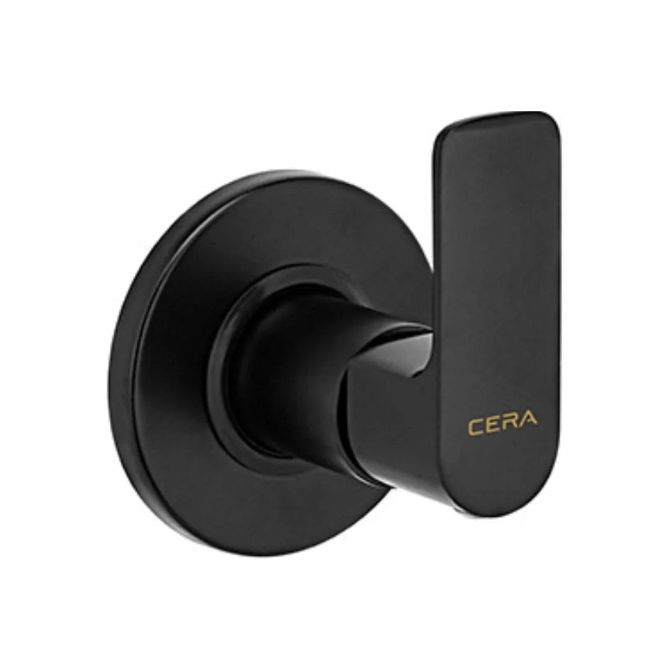 Cera Basin Area Stop Valve Chelsea F1016351MB - Black Matt