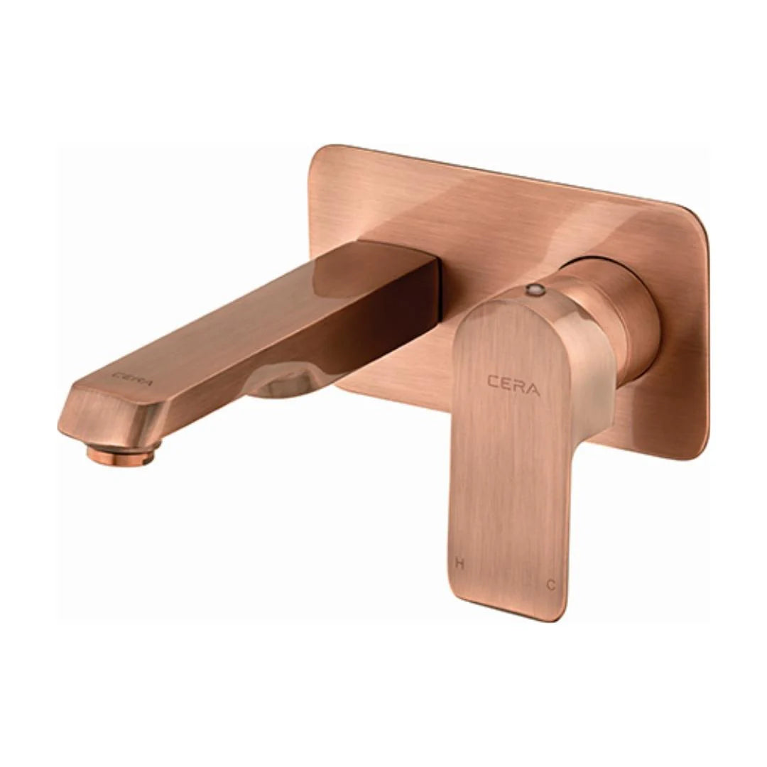 Cera Wall Mounted Basin Mixer Chelsea F1016473AC - Antique Copper