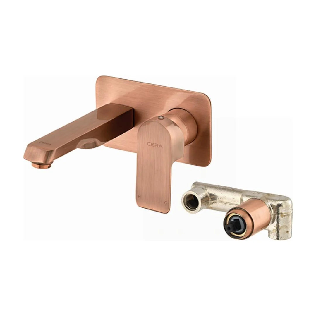 Cera Wall Mounted Basin Mixer Chelsea F1016473AC - Antique Copper