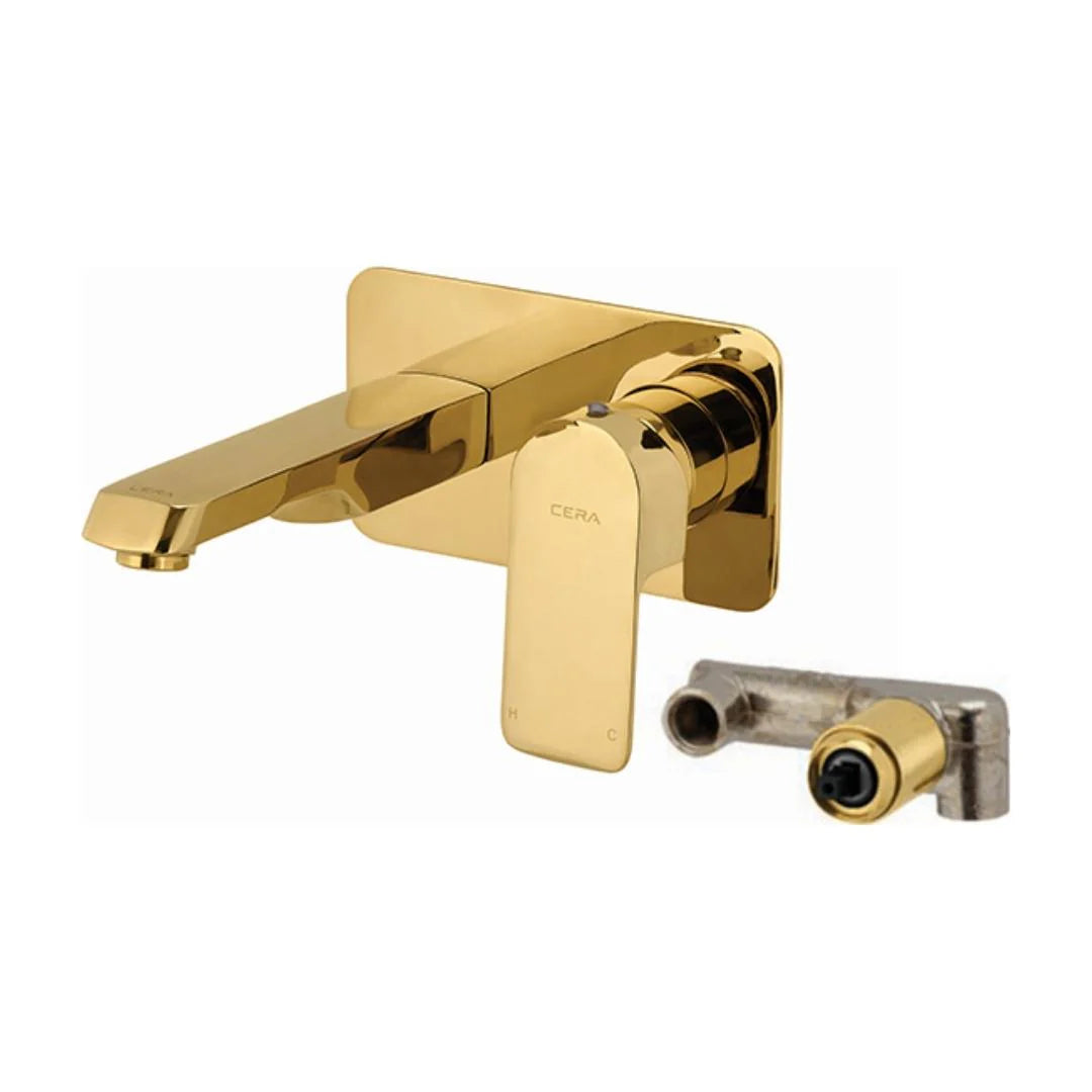 Cera Wall Mounted Basin Mixer Chelsea F1016473FG - French Gold
