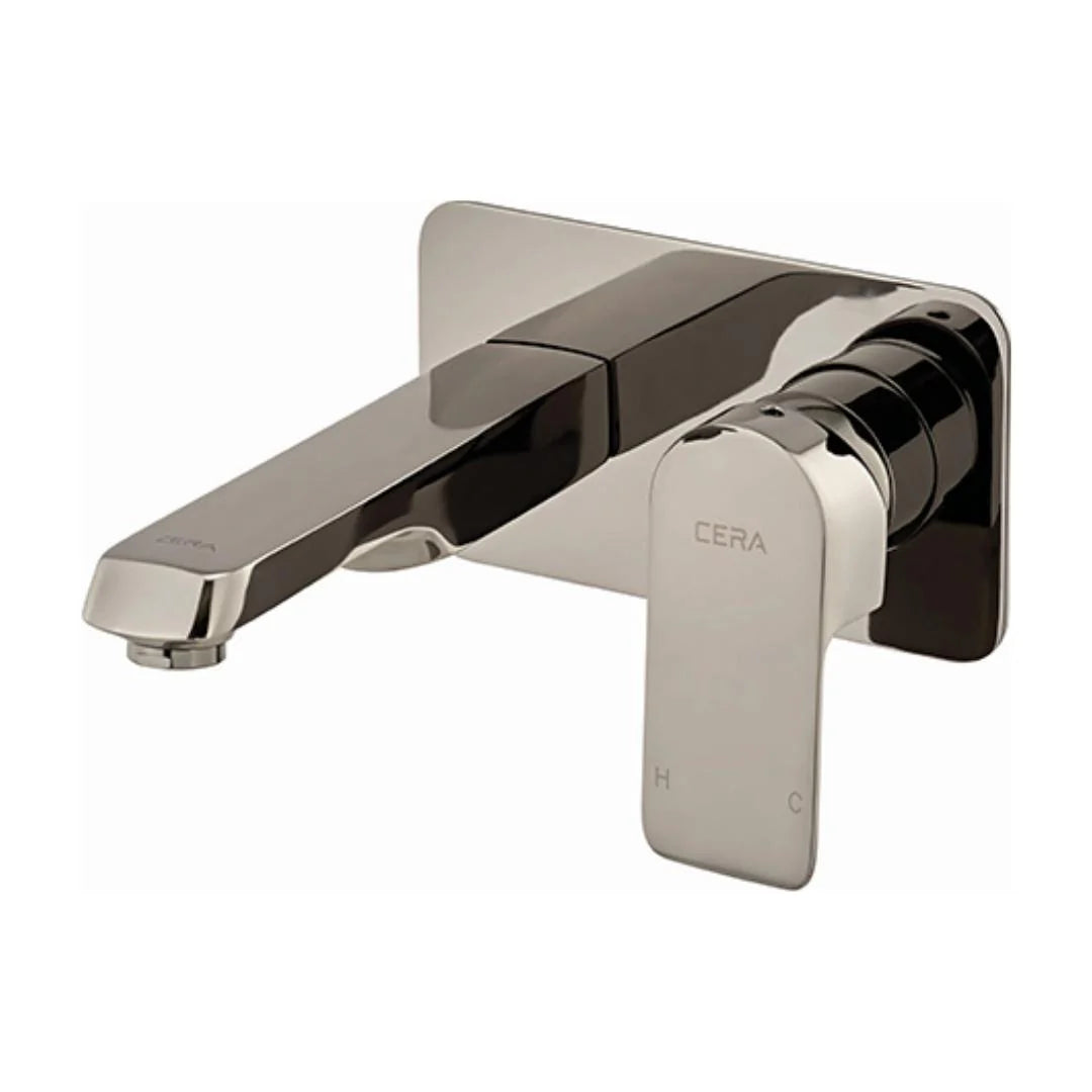 Cera Wall Mounted Basin Mixer Chelsea F1016473GG - Graphite Grey