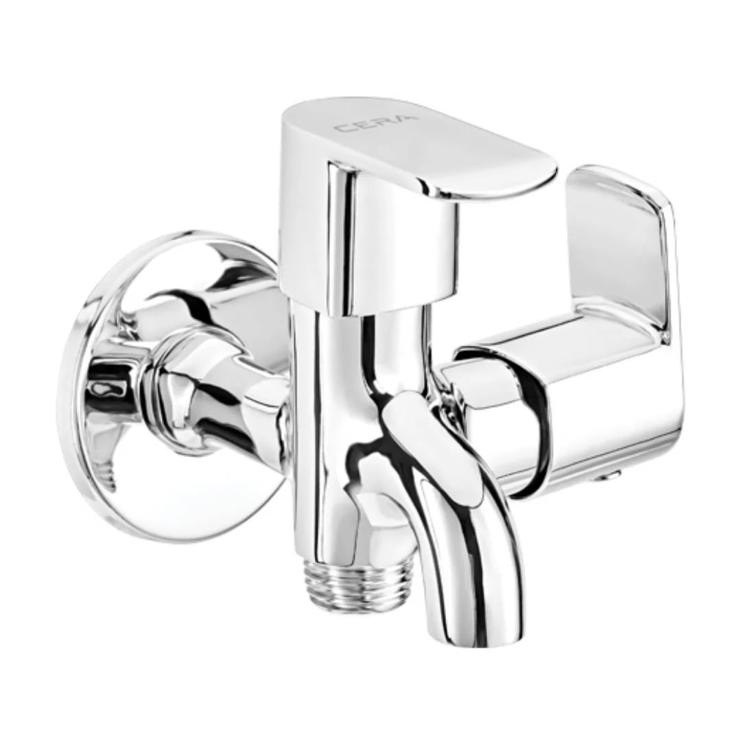 Cera WC Area 2 Way Bib Tap Chromo F1019161 - Chrome