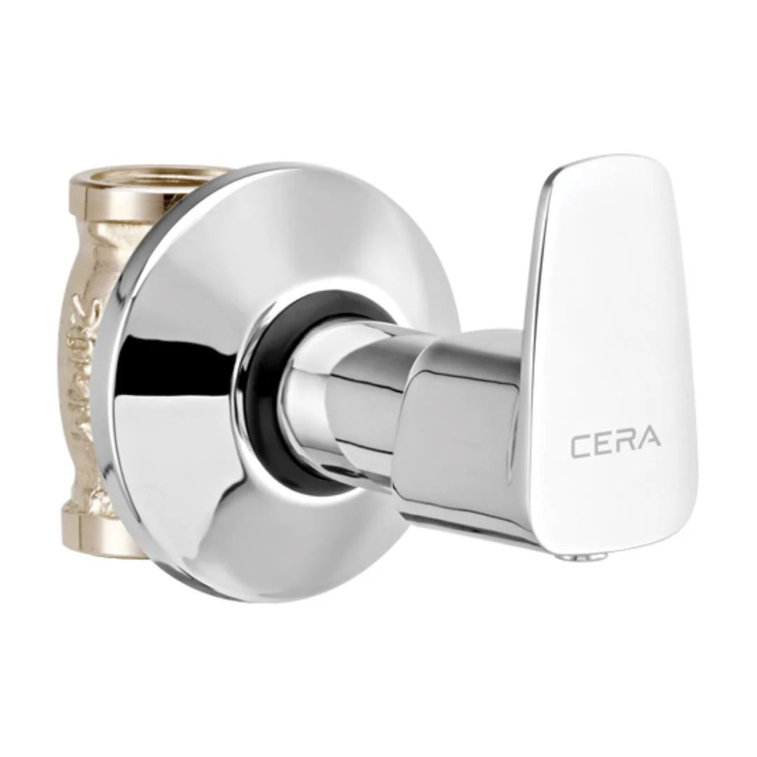 Cera Basin Area Stop Valve Vine F1020362 20 MM - Chrome