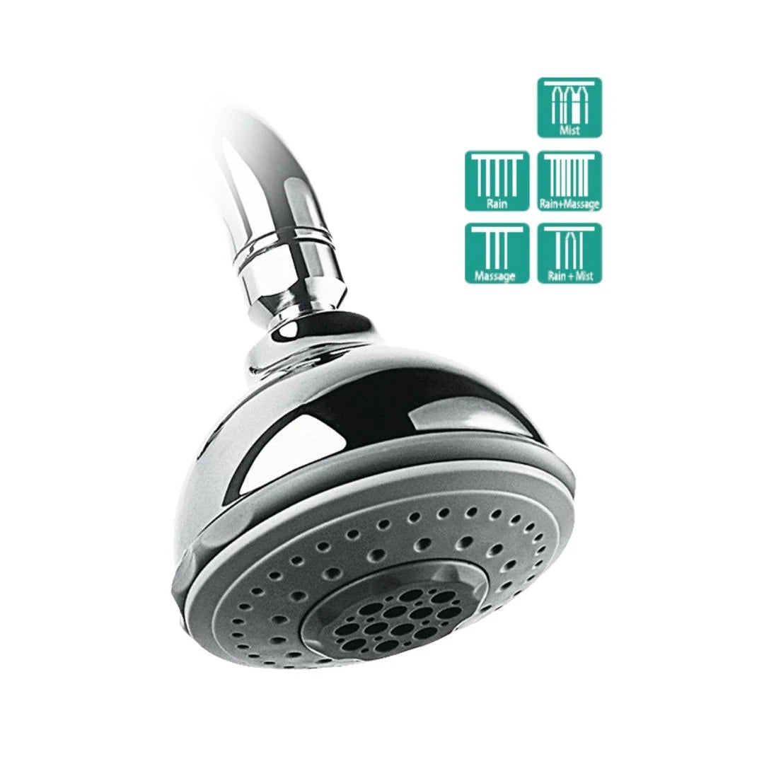 Hindware Multi Flow Overhead Shower Neo Classic Collection F160008 - Chrome