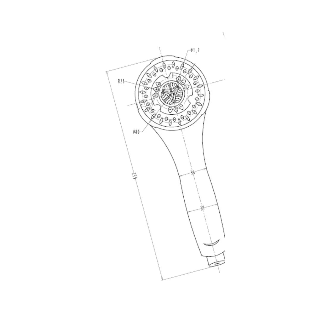 Hindware Multi Flow Hand Shower Urban Collection F160055 - Chrome