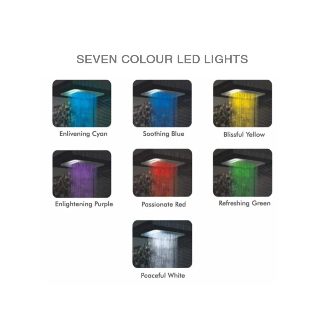 Hindware Multi Flow Overhead Shower Glamour Collection F160065 - Chrome