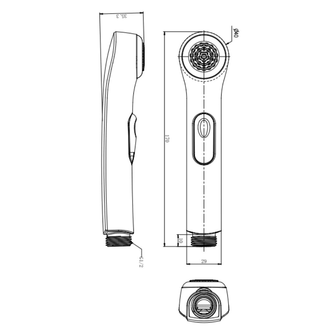 Hindware Health Faucet Addons F160112 - Chrome