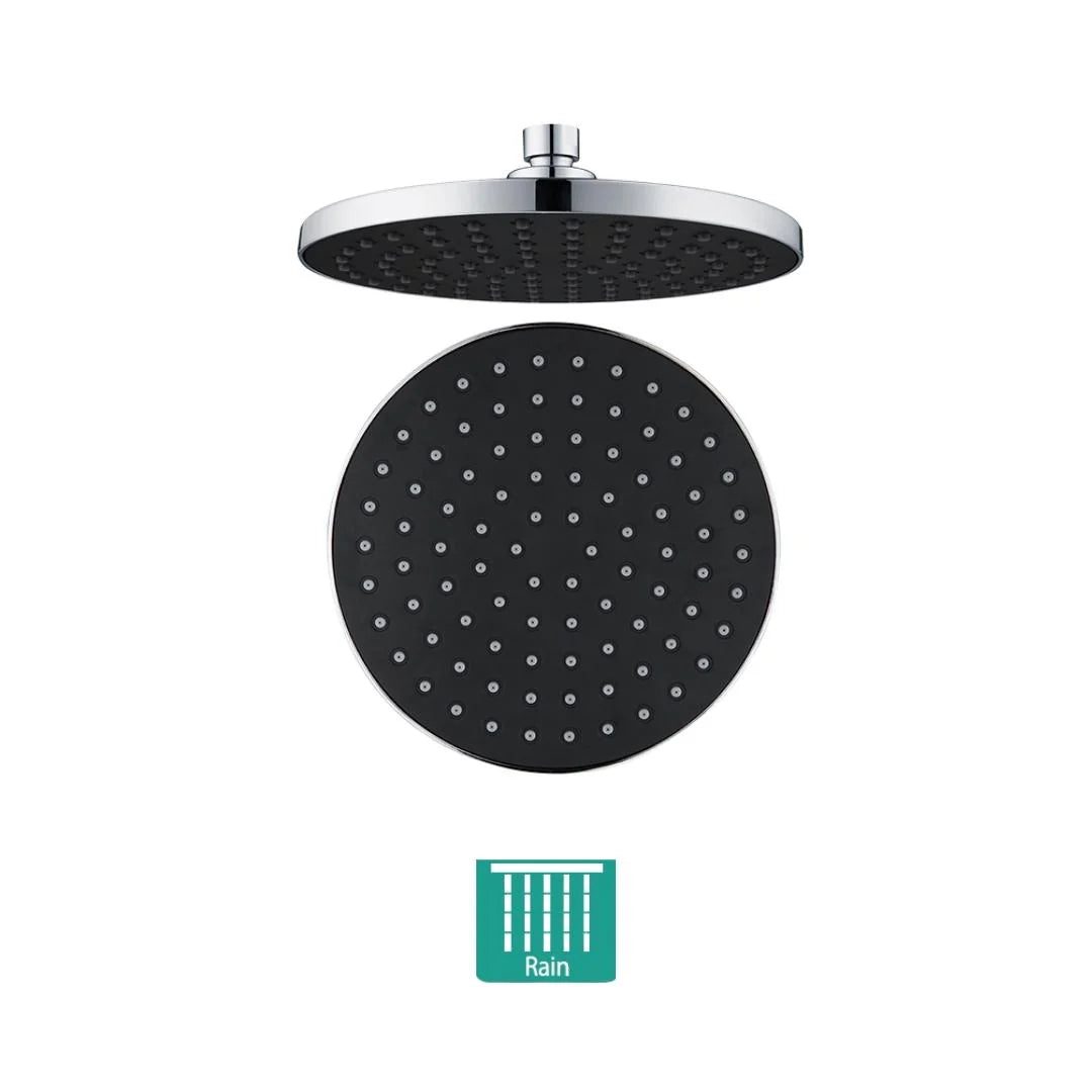 Hindware Single Flow Overhead Shower Glamour Collection F160124 - Black
