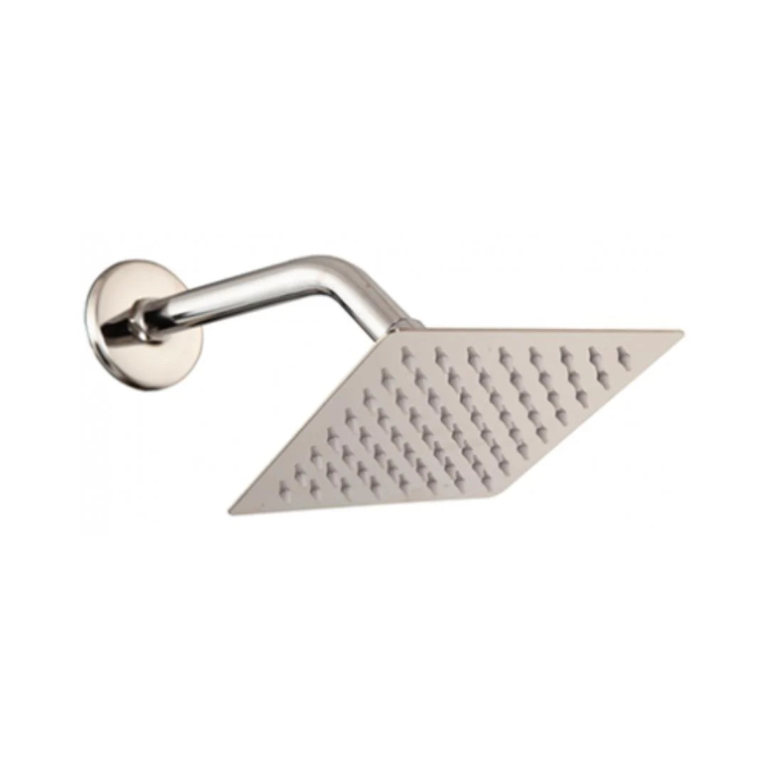 Hindware Single Flow Overhead Shower Geometric Collection F160142 - Stainless Steel