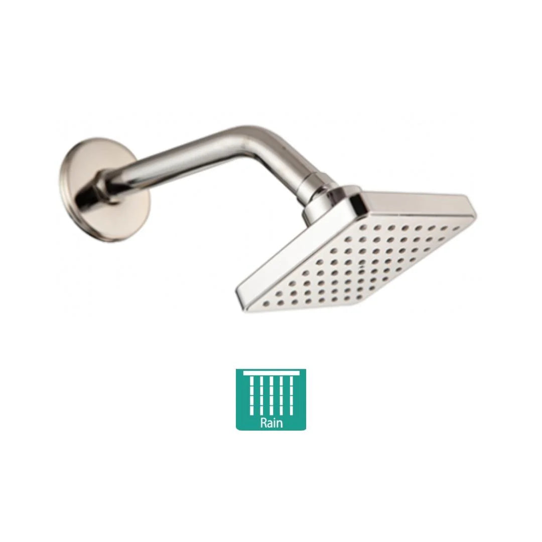 Hindware Single Flow Overhead Shower Geometric Collection F160147 - Chrome