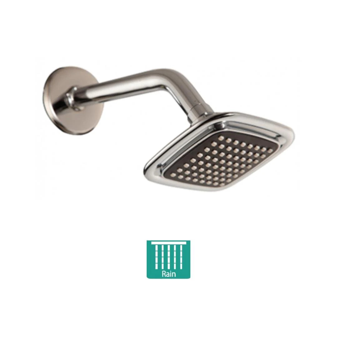 Hindware Single Flow Overhead Shower Geometric Collection F160148 - Chrome