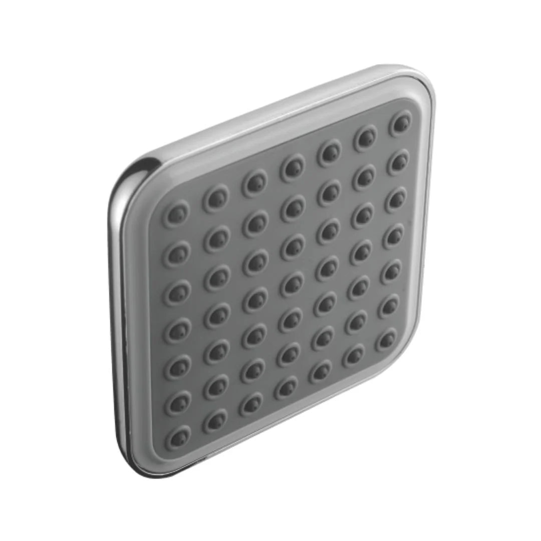 Hindware Single Flow Overhead Shower Geometric Collection F160153 - Grey White