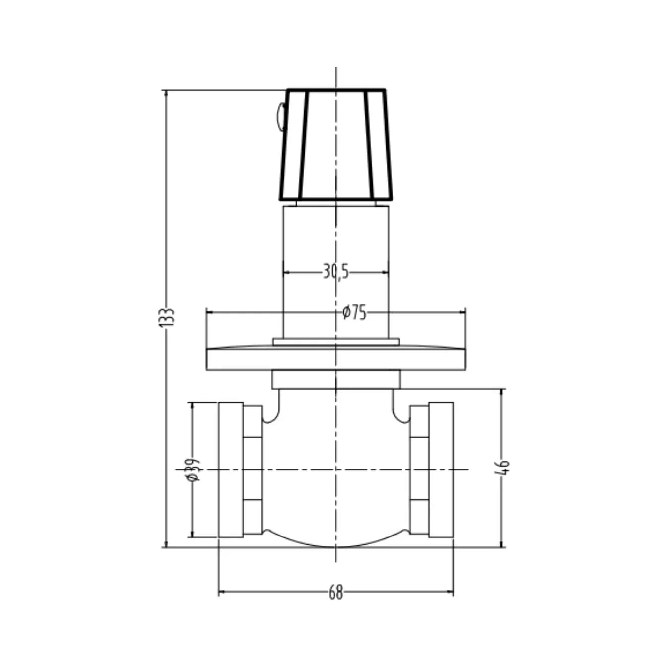Hindware Table Mounted Regular Basin Tap Armada F260001 - Chrome