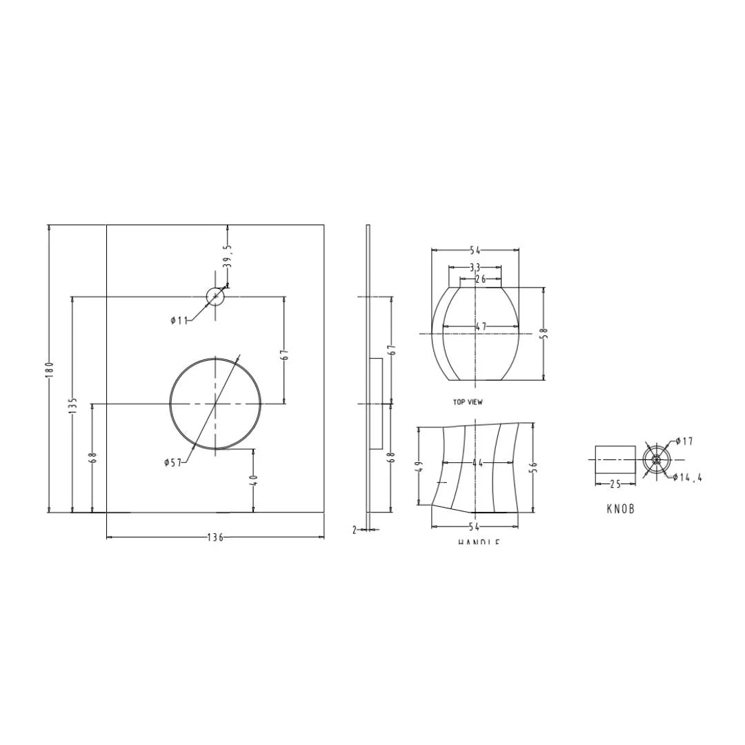 Hindware 2 Way Diverter Armada F260016 - Chrome Finish