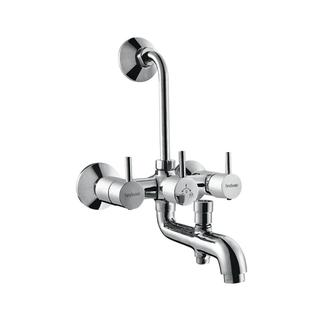 Hindware 3 Way Wall Mixer Flora F280022 - Chrome Finish