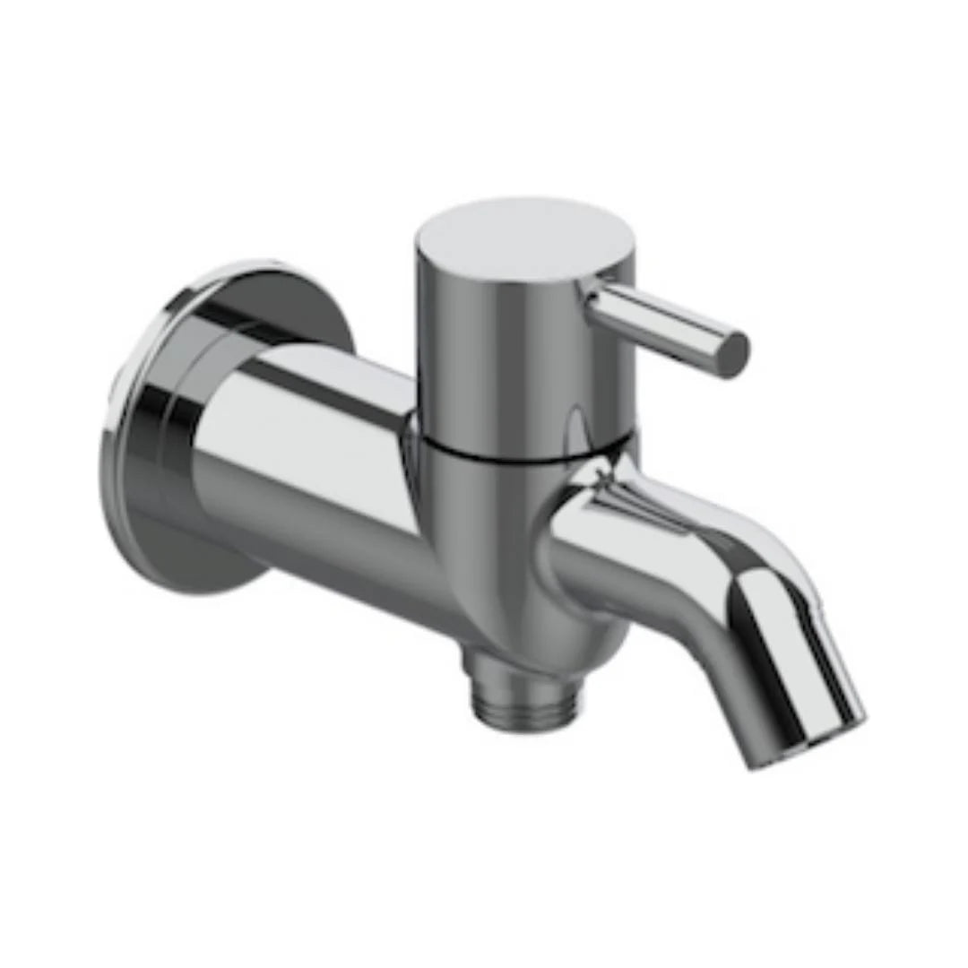 Hindware WC Area 2 Way Bib Tap Flora F280054 - Chrome