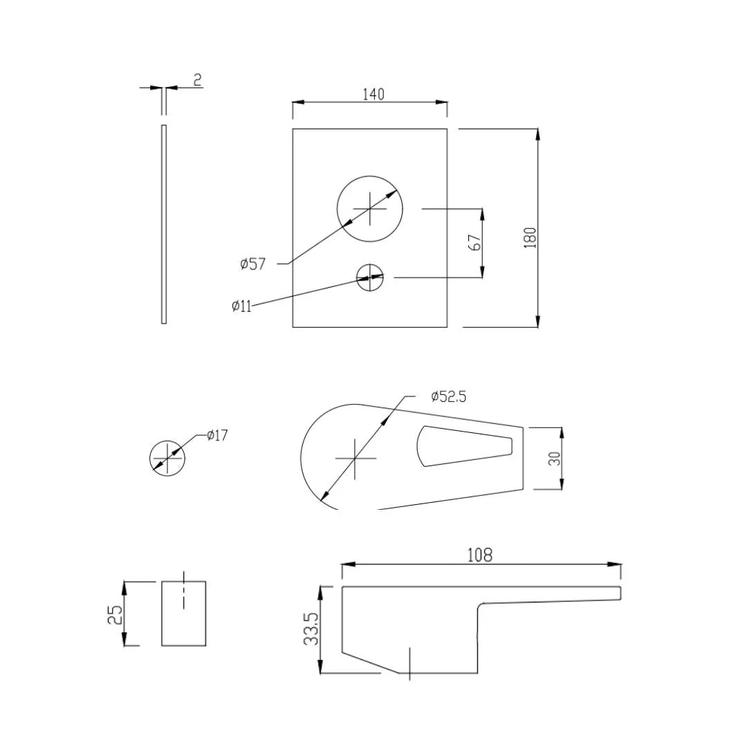 Hindware 2 Way Diverter Amazon F320015 - Chrome Finish