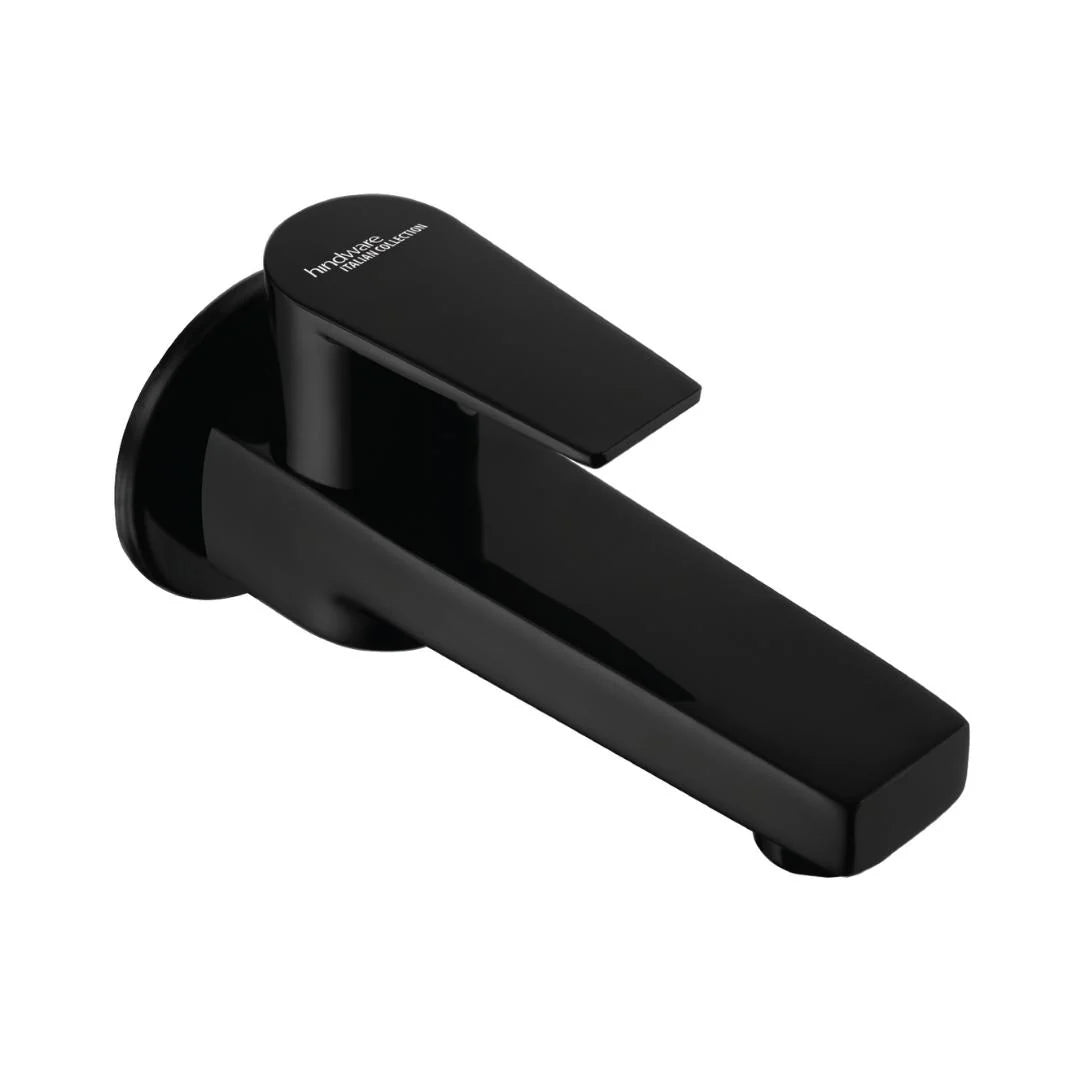 Hindware WC Area Bib Tap Element F360004GRT - Black Chrome