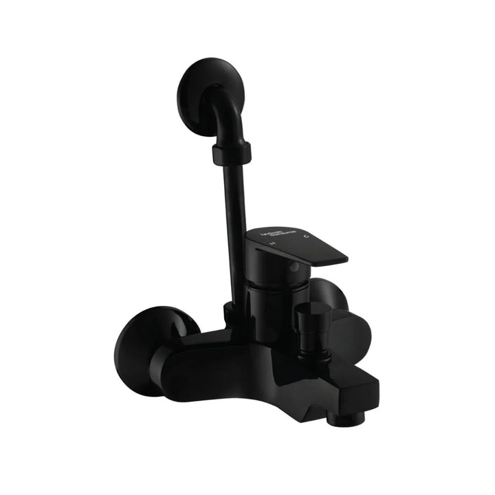 Hindware 2 Way Wall Mixer Element F360019GRT - Chrome Black Finish