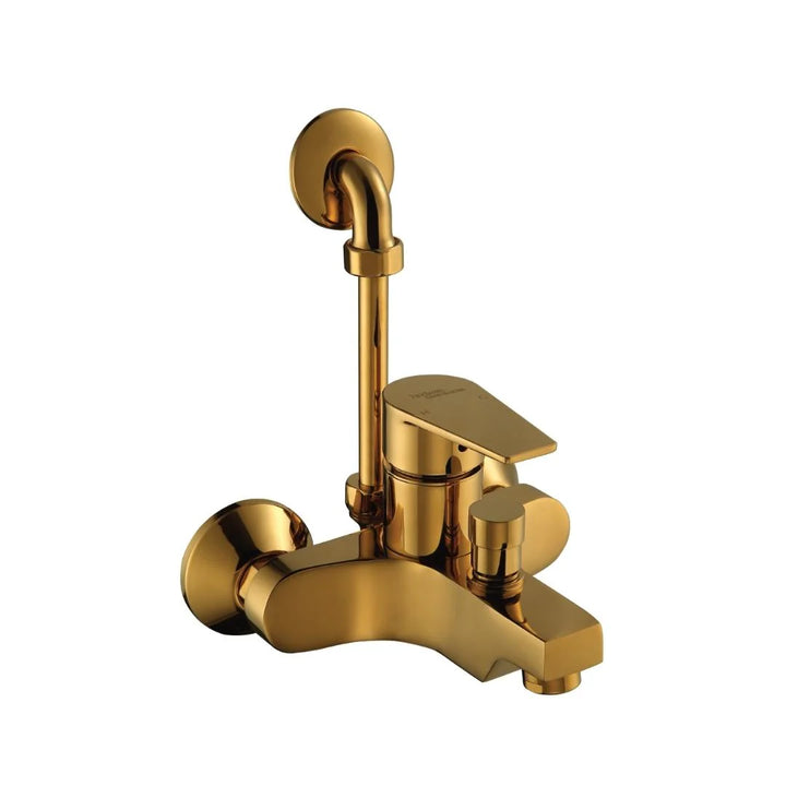 Hindware 2 Way Wall Mixer Element F360019PGD - Gold Finish