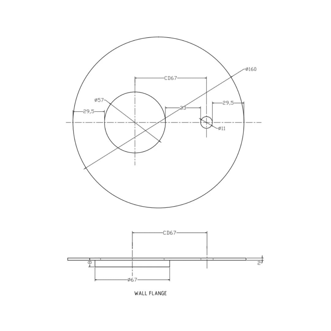 Hindware 2 Way Diverter Fluid F400024 - Chrome Finish