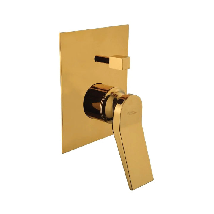 Hindware 2 Way Diverter Edge F410016PGD - Gold Finish