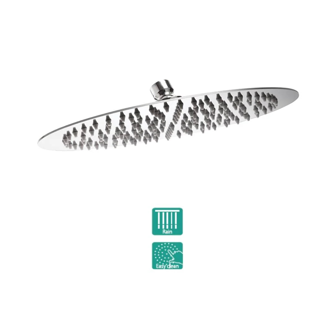 Hindware Single Flow Overhead Shower Urban Collection F450020 - Stainless Steel