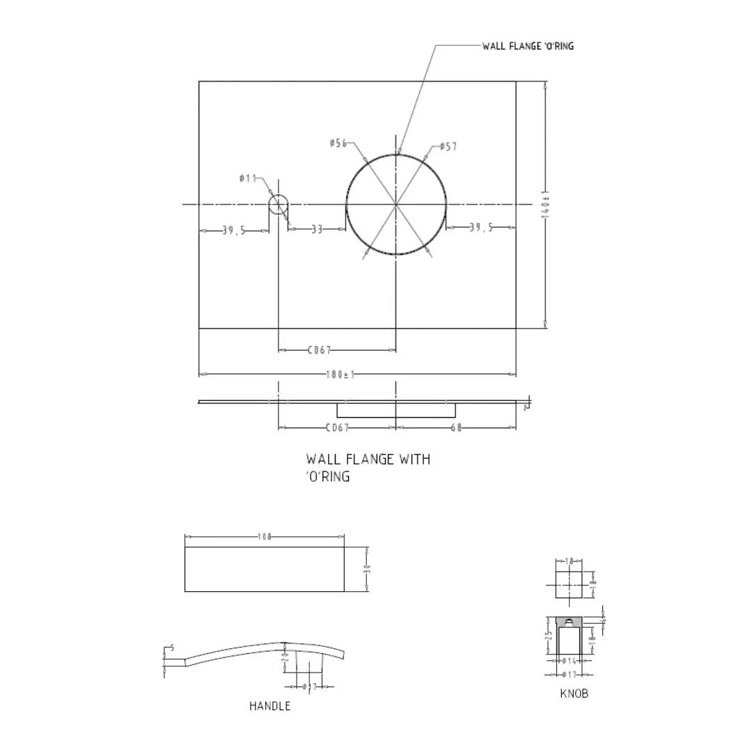 Hindware 2 Way Diverter Monroe F460016 - Chrome Finish