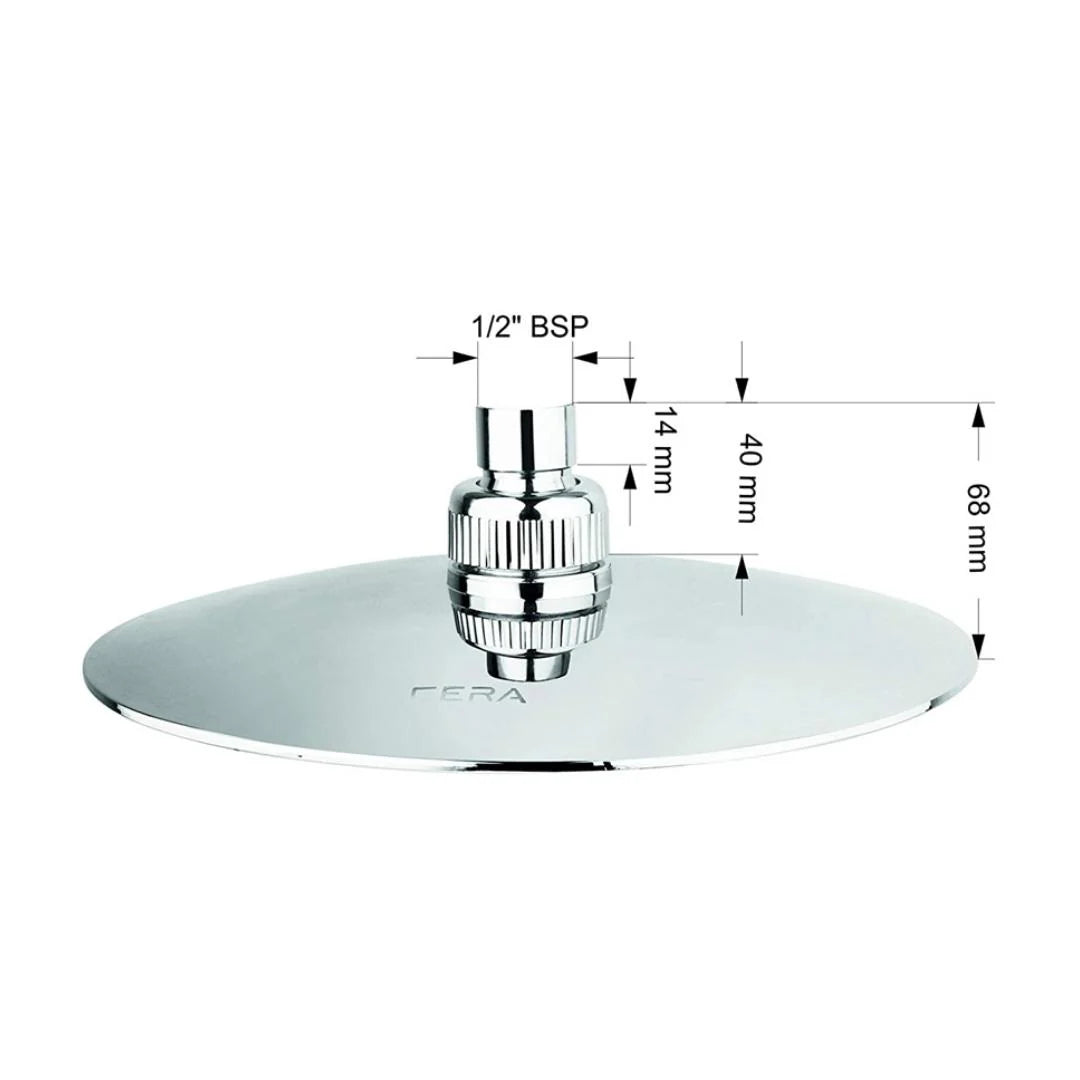 Cera Single Flow Overhead Shower F7010601AB - Chrome