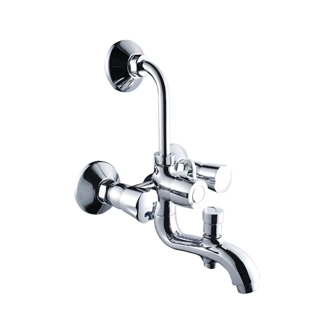 Hindware 3 Way Wall Mixer Contessa Neo F730022 - Chrome Finish
