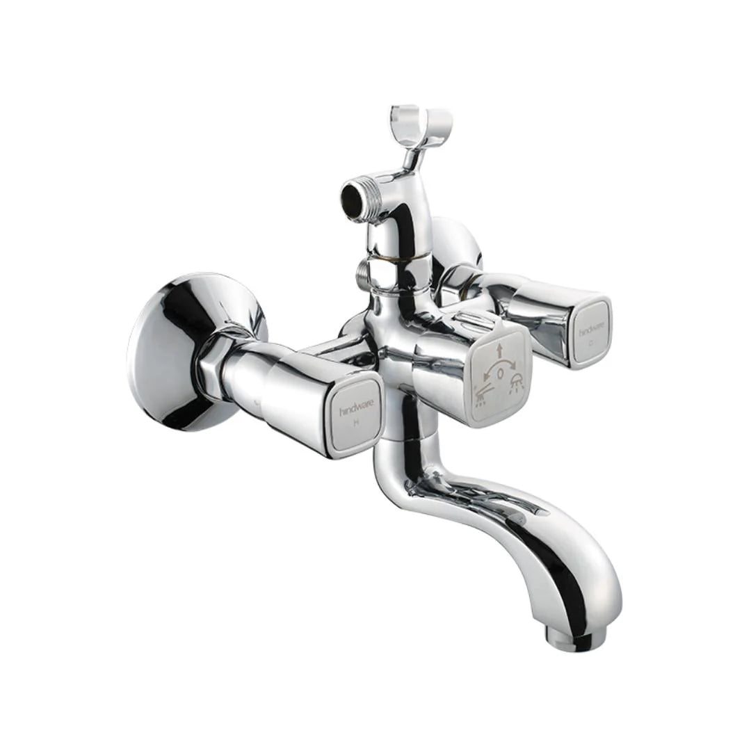 Hindware 2 Way Wall Mixer Dove F740018 - Chrome Finish