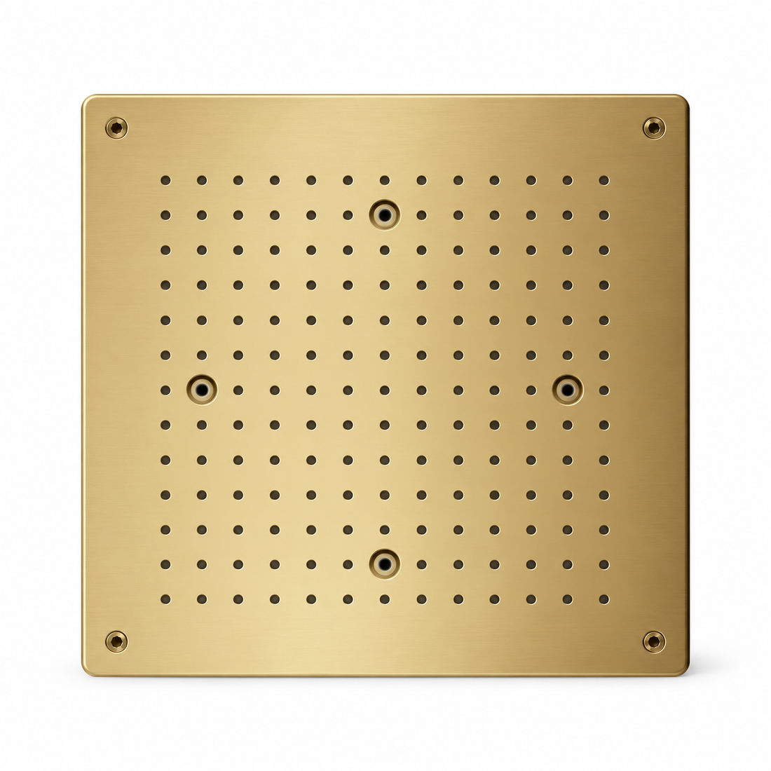 SERVEO CEILING MOUNTED 2 WAY MULTI-FUNCTION RAINFALL,MIST 16X16 INCHES SV7202-BG-BRUSH GOLD