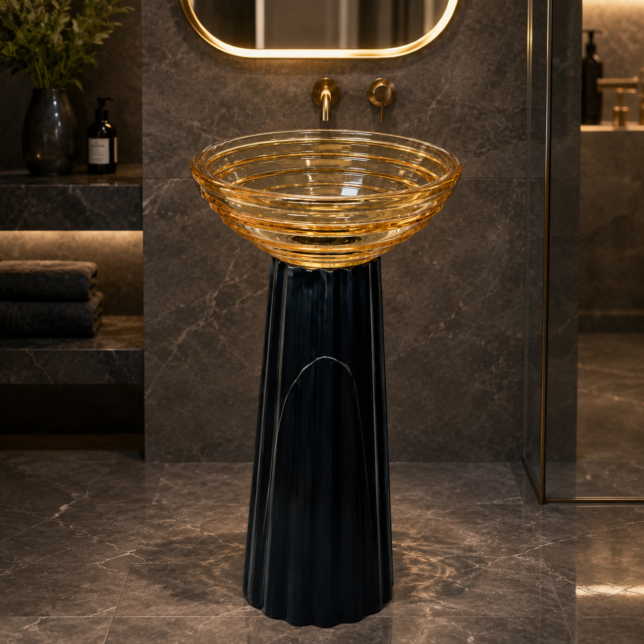 SCUBA ARTIFICIAL STONE PEDESTAL BASIN SC-9373