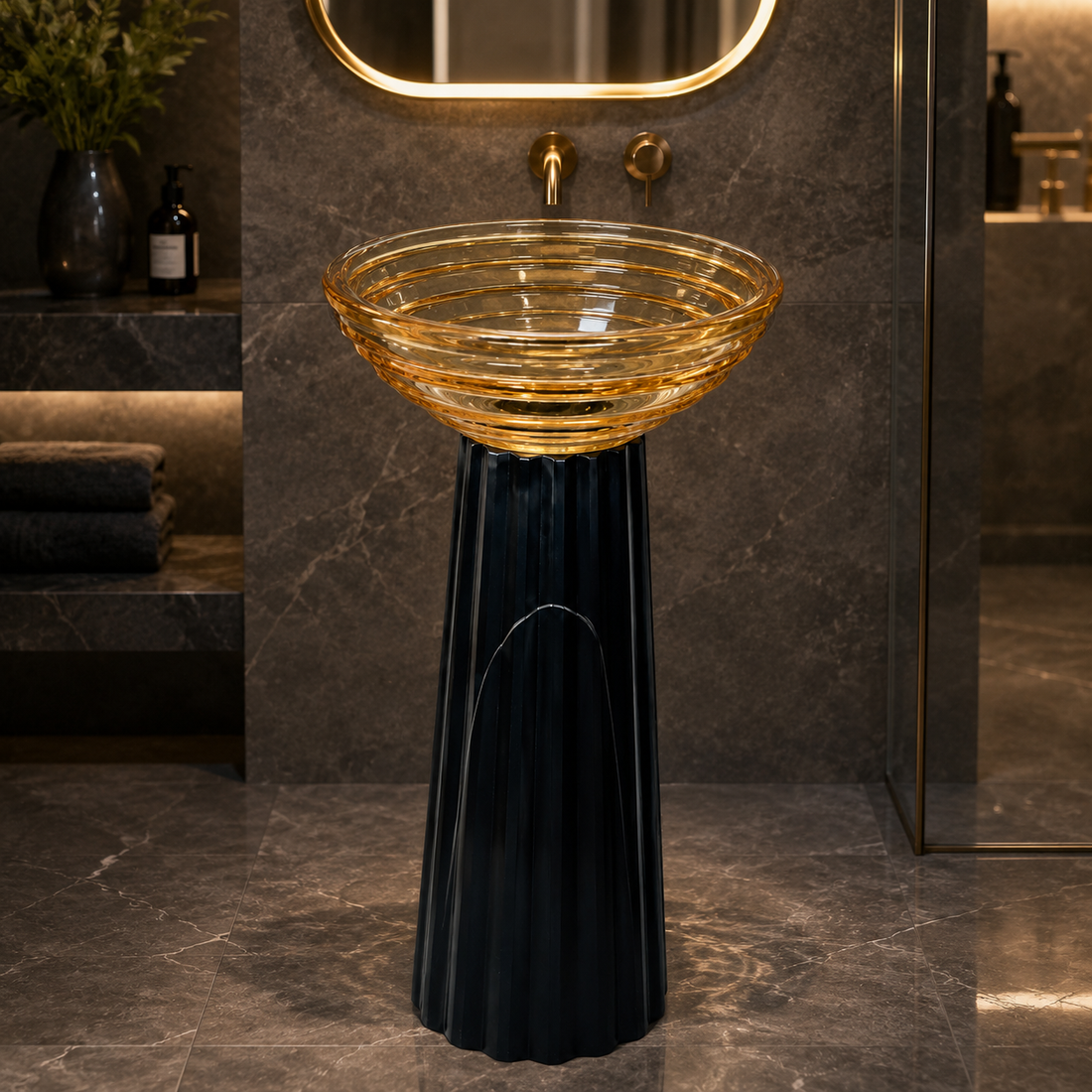 SCUBA ARTIFICIAL STONE PEDESTAL BASIN SC-9373