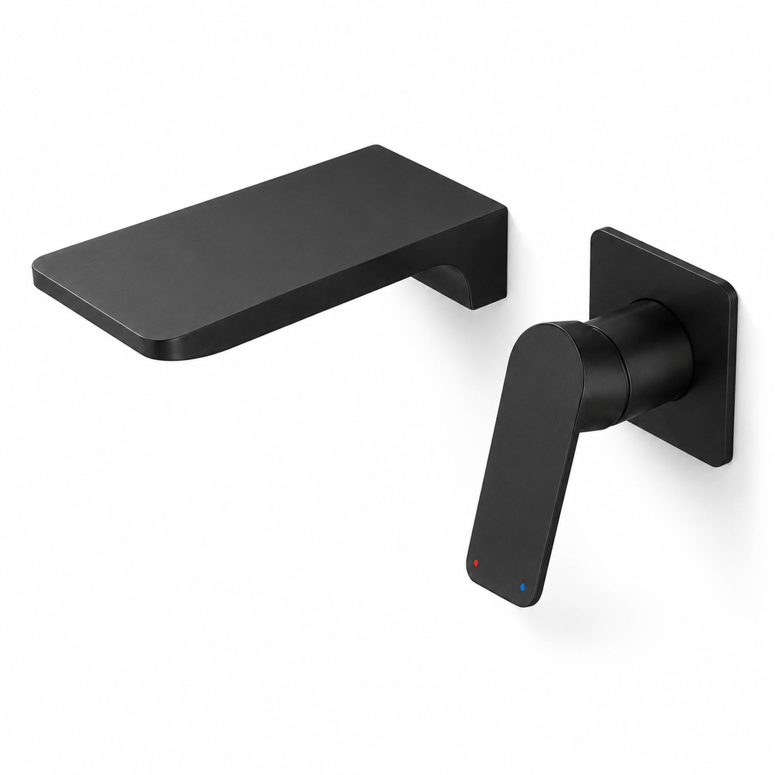 SERVEO CROWN SERIES WALL MOUNTED BASIN MIXER SV6207-MATT BLACK