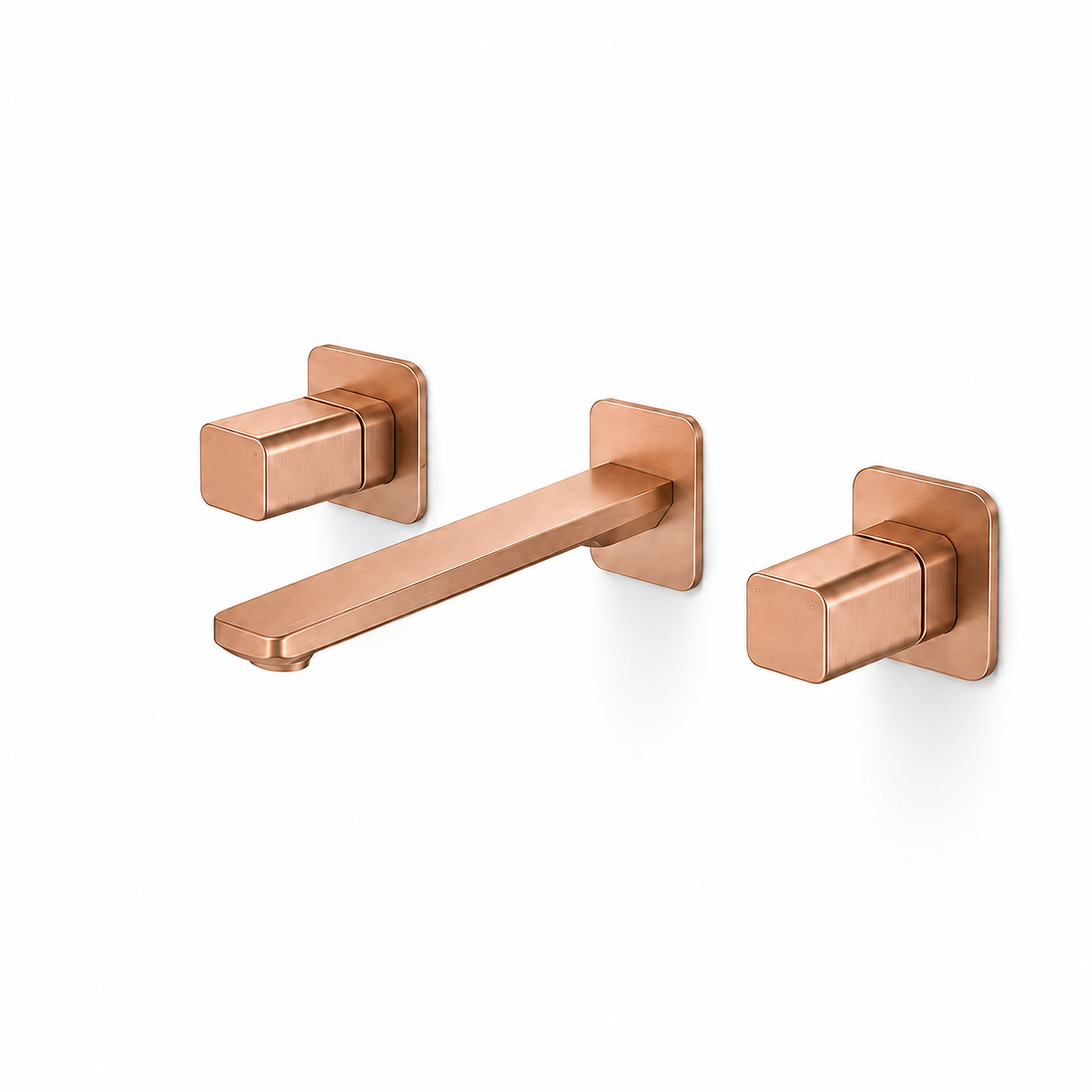 SERVEO REGALIA SERIES WALL MOUNTED BRASS BASIN MIXER SV6202-ROSE GOLD