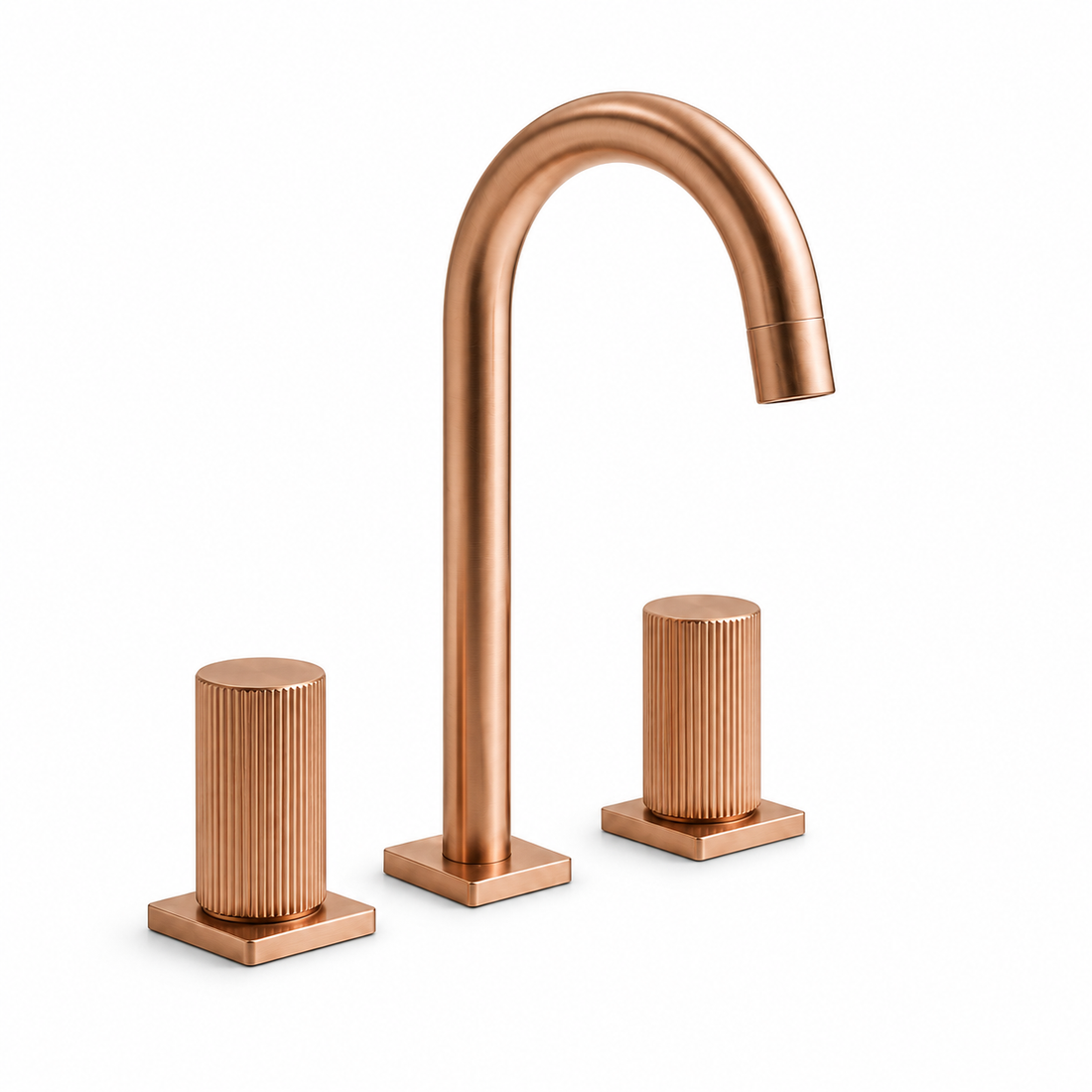 SERVEO PEBBLE SERIES DUCK MOUNTED BASIN MIXER SV6301-ROSE GOLD