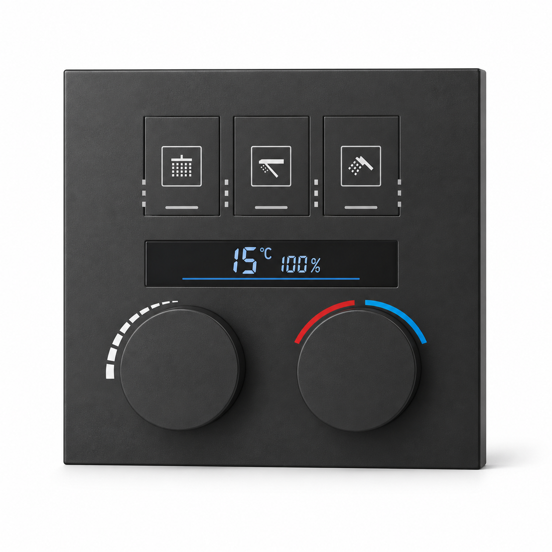 SERVEO REGALIA SERIES 3 WAY MULTI-FUCTION THERMOSTATIC HIGH FLOW DIVERTER WITH DIGITAL DISPLAY SV903-MB-MATT BLACK (Copy)