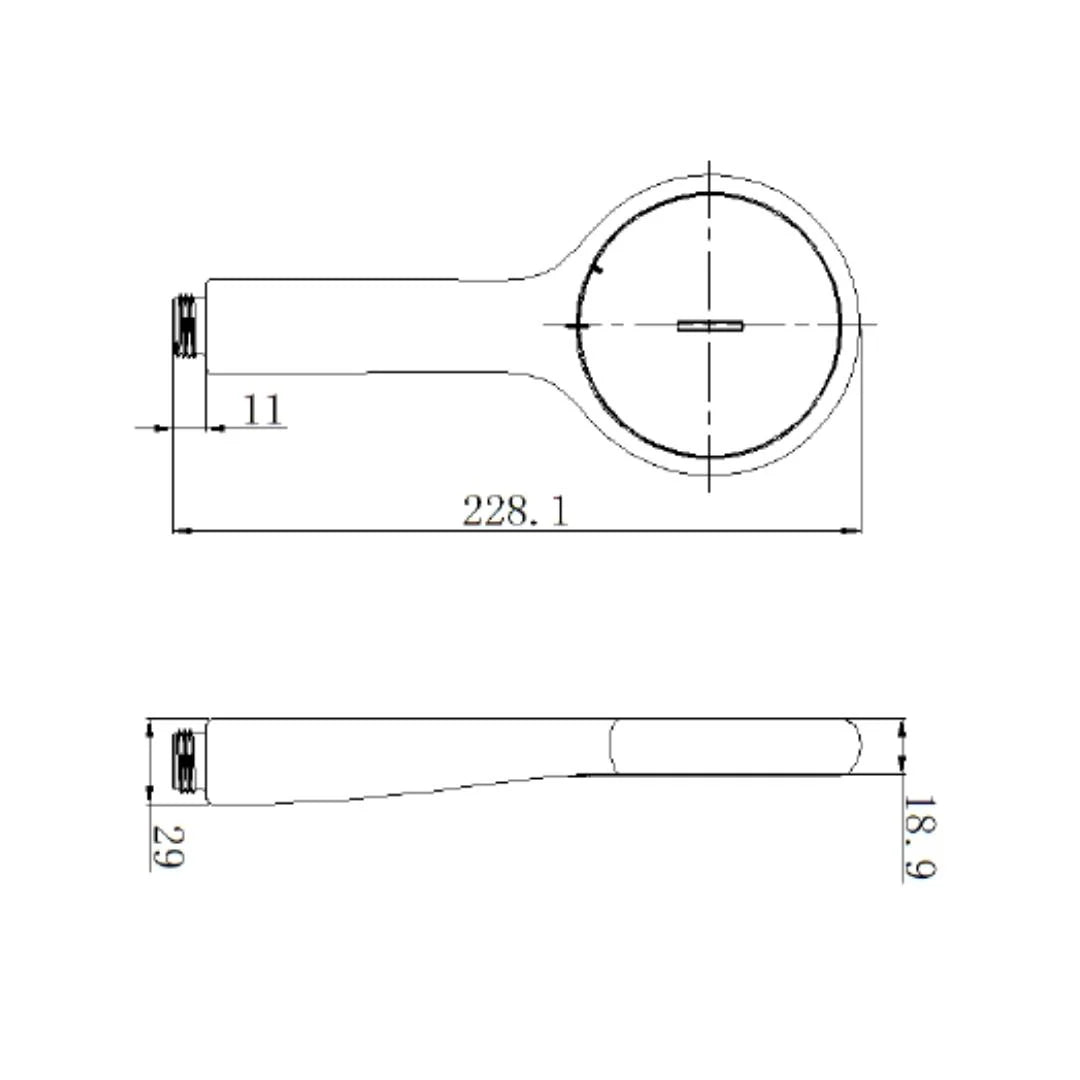American Standard Single Flow Hand Shower FFASS505-000440BA0 - Chrome