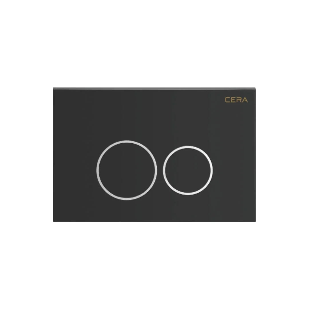 Cera Flush Plate B1120120MB - Black Matt