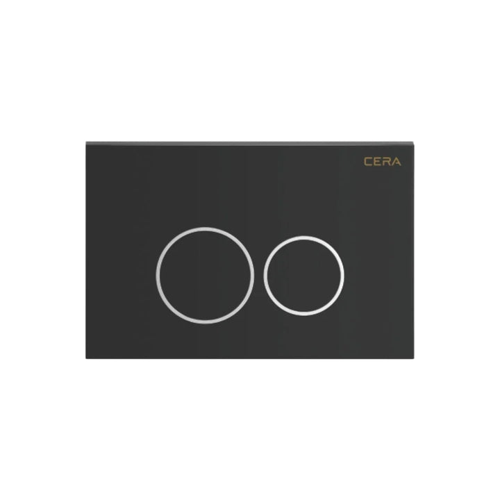 Cera Flush Plate B1120120MB - Black Matt