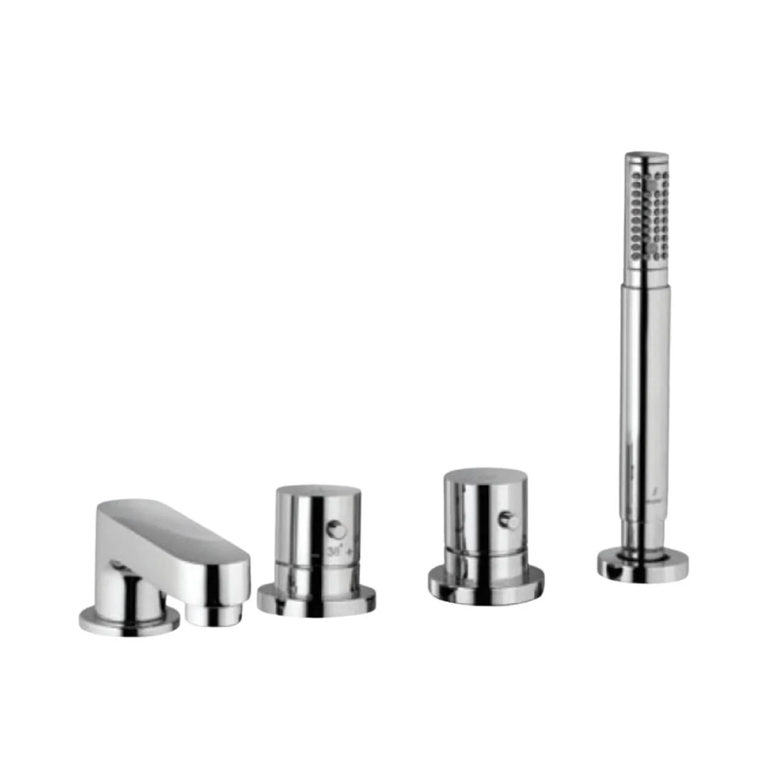 Jaquar 2 Way Thermostatic Bath Tub Filler Florentine FLR-CHR-5677 Normal Flow - Chrome Finish