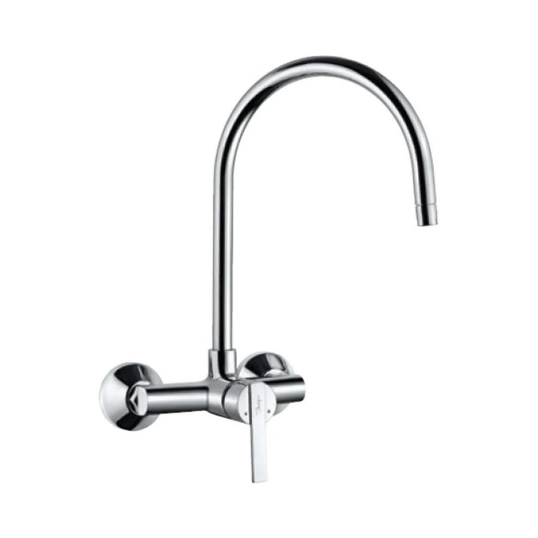 Jaquar Wall Mounted Regular Kitchen Sink Mixer Fonte FON-40165 with Swinging Spout in Chrome Finish