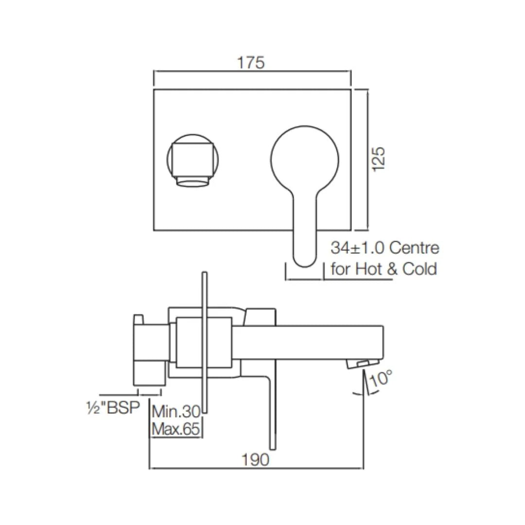 Jaquar 1 Way Diverter Fusion FUS-CHR-29135 High Flow - Chrome Finish