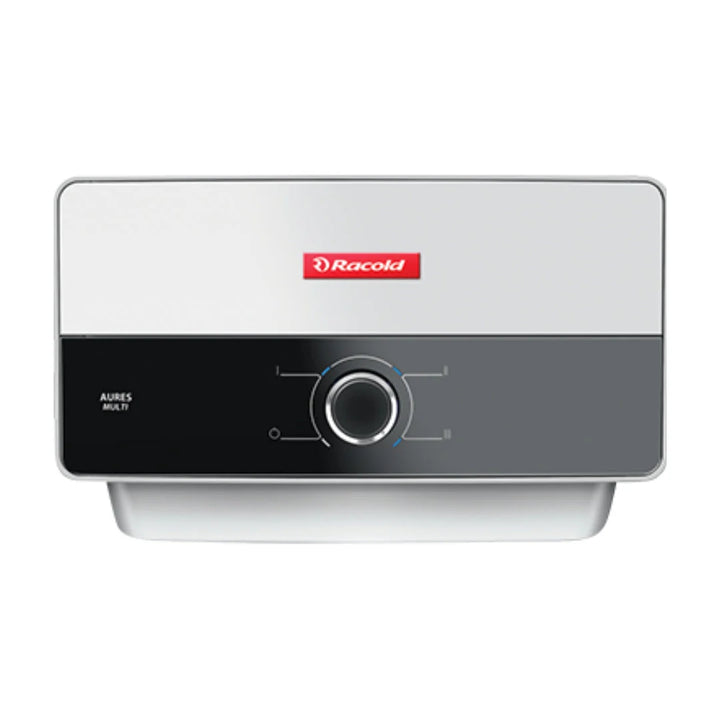 Racold Electric Wall Mounting Horizontal Instant Online Water Heater AURES MULTI 7.6 KW in White finish