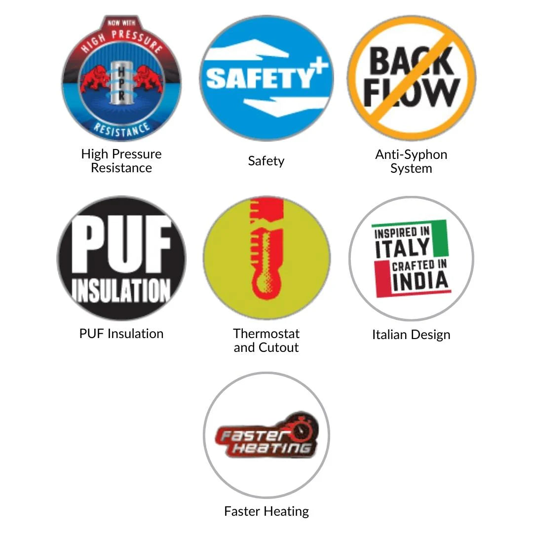 Racold Electric Wall Mounting Vertical 5 Ltr Instant Water Heater PRONTO NEO 5 LTR 5V WHITE in White finish