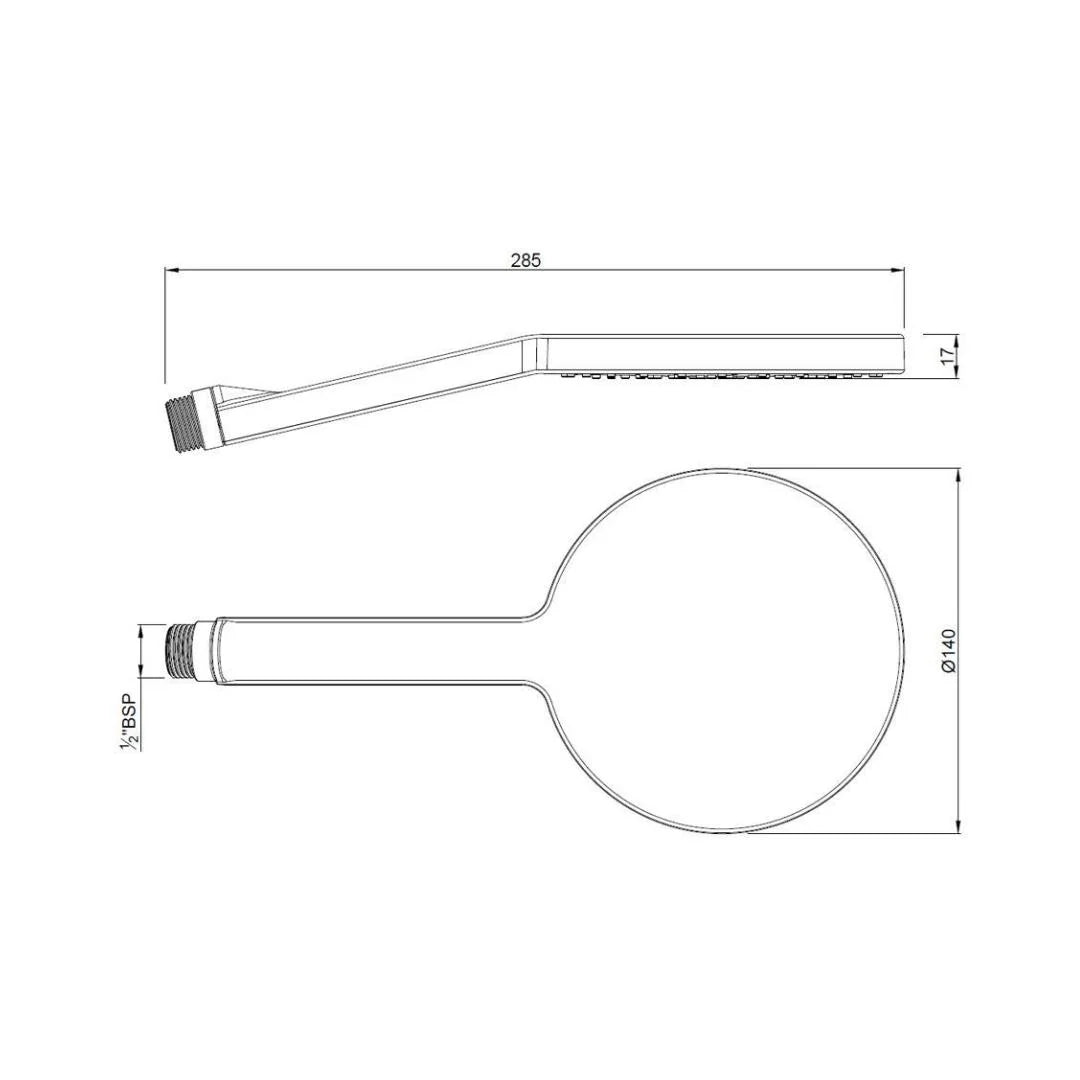 Jaquar Single Flow Hand Shower HSH-CHR-1727 - Chrome